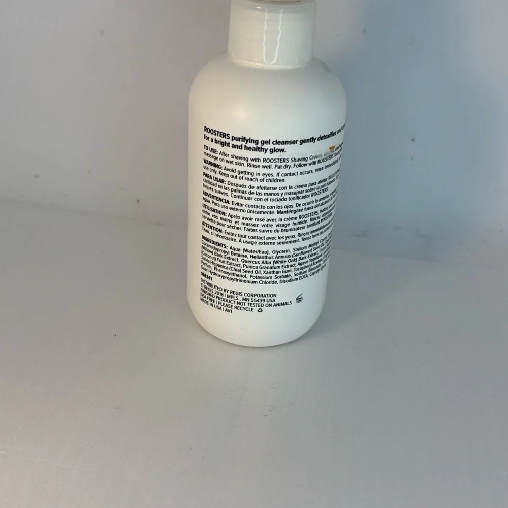 Roosters Purifying Gel Cleanser, 6 oz. - Roosters Men's Grooming Care